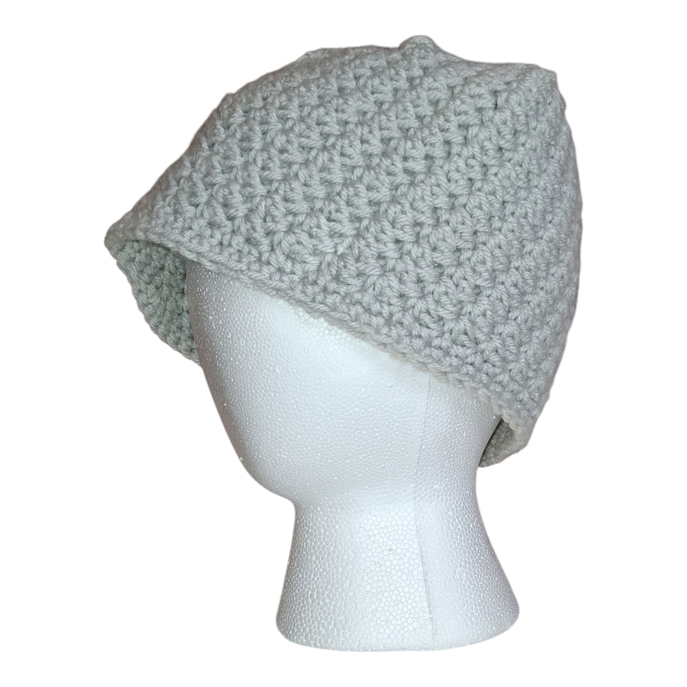 Gray Crochet Women's Hat